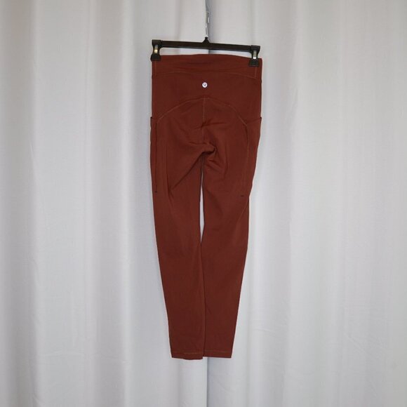 NWT Lululemon Power Thru High-Rise Tight 25" Date Brown Sz 4 - Picture 5 of 9